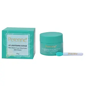 Perenne Lip Lightening Scrub For  (Mint Choco)With Vitamin C and Shea butter (10 gm)
